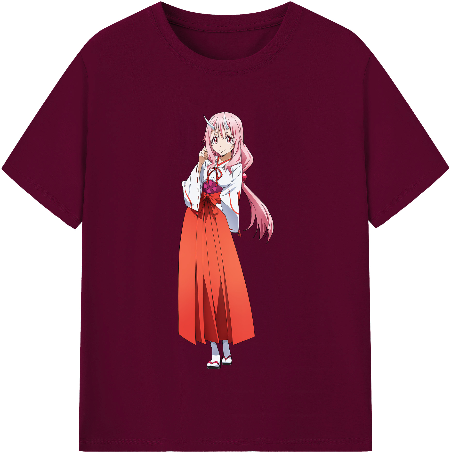 （画像用） 転スラ Regarding Reincarnated to Slime レディースカジュアルプリントTシャツ（綿100％）